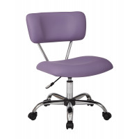 OSP Home Furnishings ST181-U512 Vista Task Office Chair in Purple Faux leather